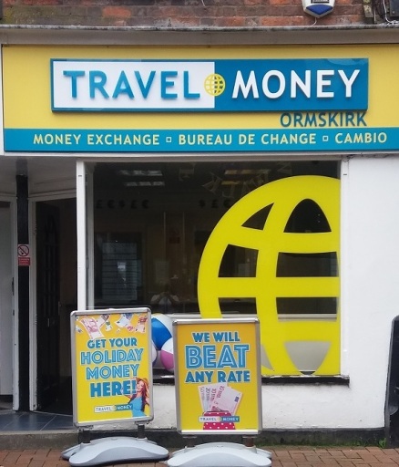 Travel Money Ormskirk Shop Front
