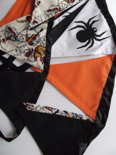Halloween Party Handmade Fabric Bunting