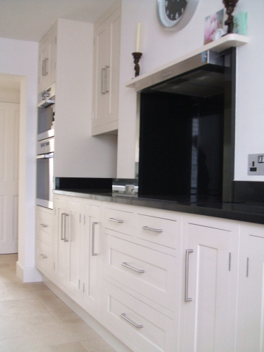 Hand built and painted Shaker style kitchen