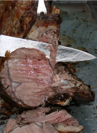 Event Catering with roast beef