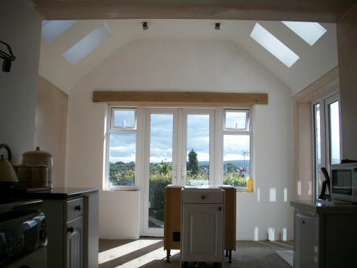 Photo of internal view rear extension designed by HDS Architectural
