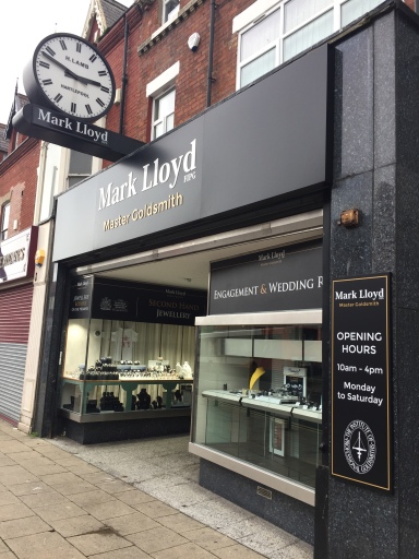Outside View of the shop and clock