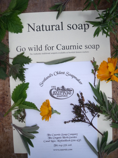 Natural soap from scotland by caurnie soap
