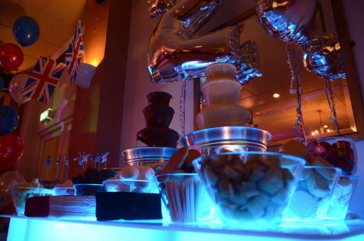 L.E.D Chocolate Fountain Hire