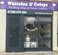 Whitefox & coleys wedding shop & venue stylists leeds 