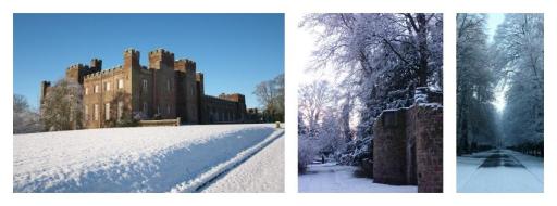 Winter at Scone Palace