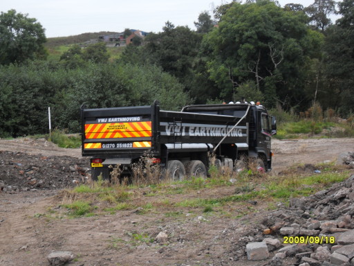 VWJ leaving the landfill site