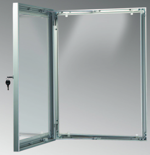 Lockable Aluminium Display Cases