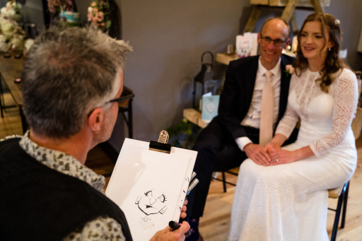 Bride and Groom Caricature