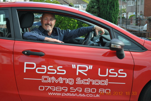 I'm Russ Simmons, owner of Pass 'R' uss Driving School Newport.