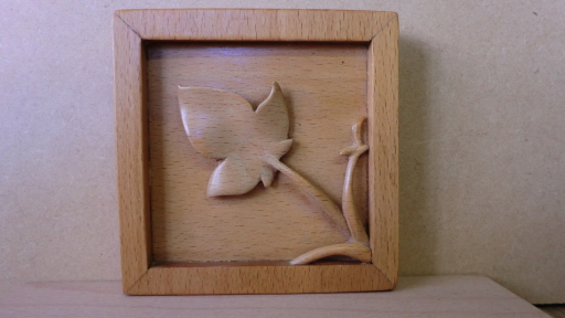 Carved leaf