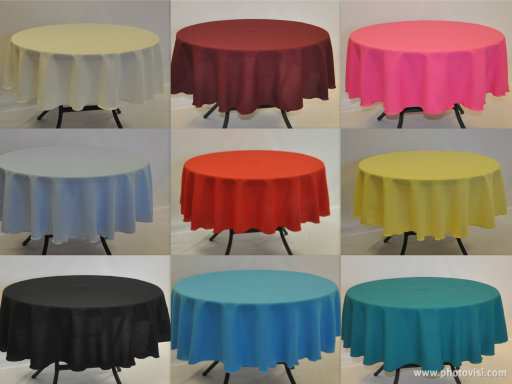 Tablecloths in over 20 colours