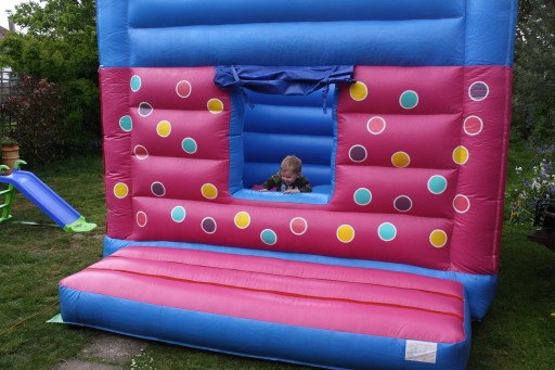 spot ball pit/bouncy castle