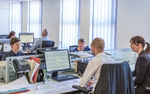 Office staff at Anglia Research Services Ltd
