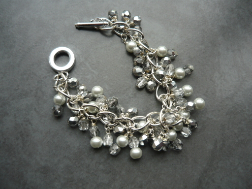 Handmade Charm Bracelet by Sharon Price www.butterscotchbeads.co.uk