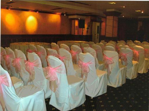 White Polyester Chair covers