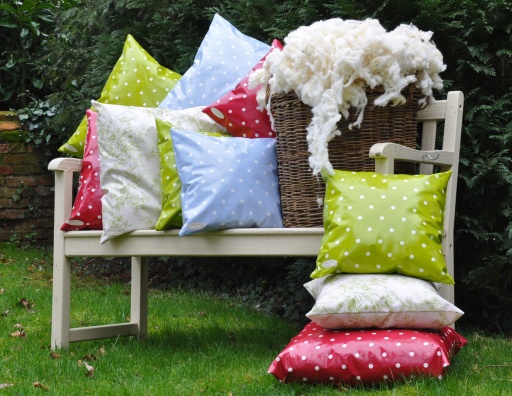 Oily Rag?? Waterproof, Oilcloth Cushions