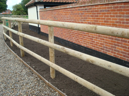 half round post &amp; rail