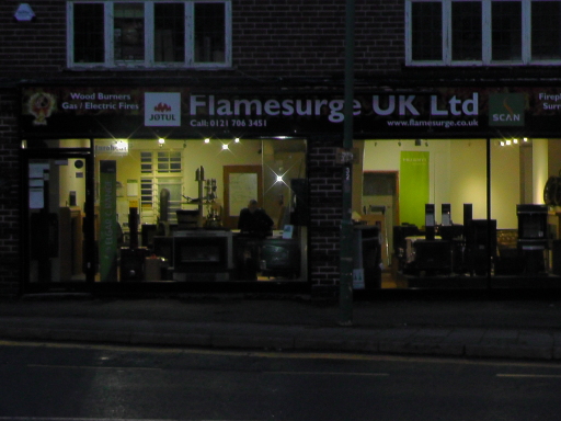 Our Stove, Fires and Fireplaces shop on the Warwick Road, Solihull