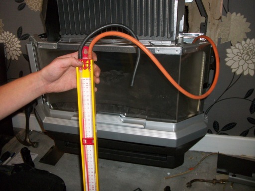 Baxi sp3 gas fire installaton