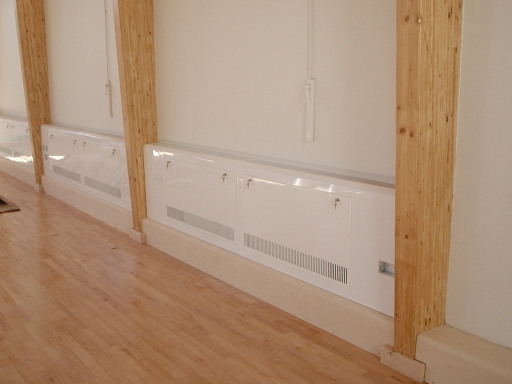 Radiator Guards and Pipe Boxing in School Hall