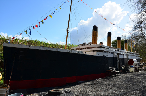 1:10 scale Titanic model