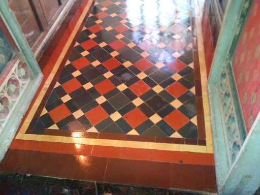 St Mary's Altar Floor has us on our knees