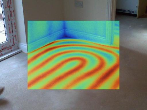 Underfloor heating pipe location