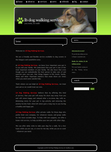 Visit Our Website at lbdogwalkingservices.com