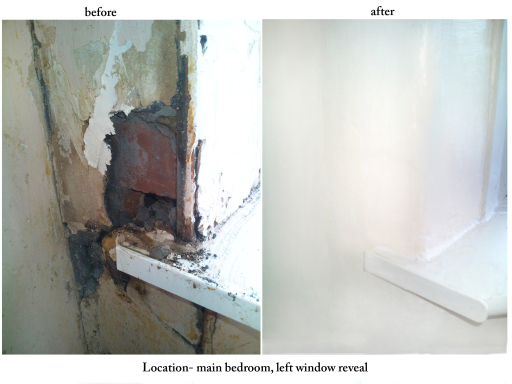before and after work by www.mouldtreatmentservices.com
