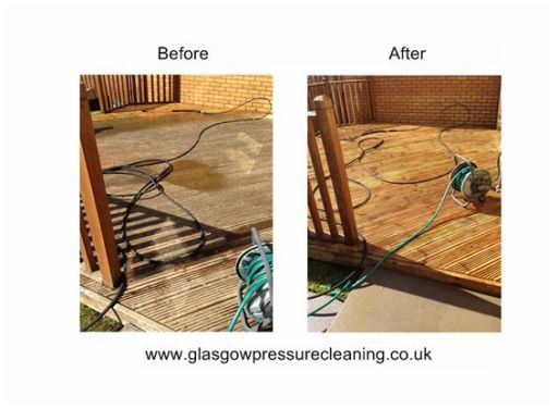 Decking Cleaning Service Power Jet Washing Of Wooden Decking Glasgow