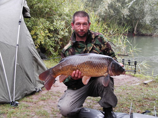 A beautiful dark Lentons carp