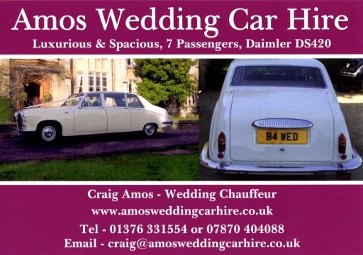AMOS WEDDING CAR HIRE GREAT NOTLEY BRAINTREE CHELMSFORD COLCHESTER ESSEX