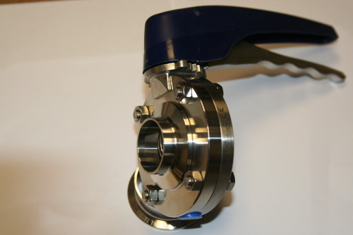 Butterfly valves for the food and Pharmaceutical industry.