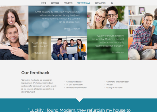 Web Design Sample