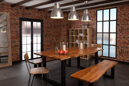 James Live Edge Dining Table