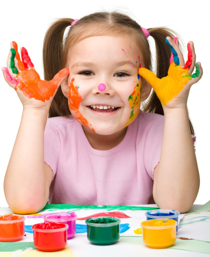 Children Learning Through Painting
