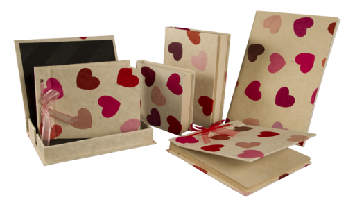 Lokta Hearts Range - 100% handmade!