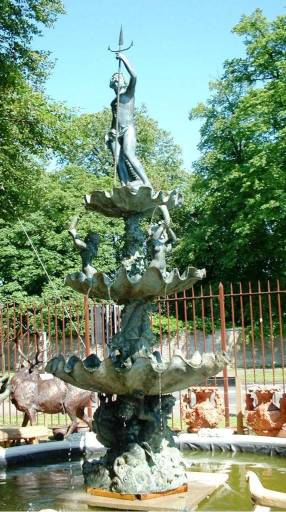 Bronze Neptune Fountain
