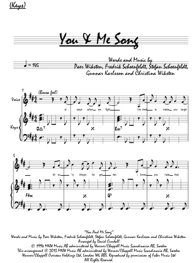 Pdf charts for bands and vocalists