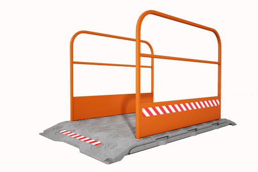 Elite Footbridge - Temporary access over and around open trenches