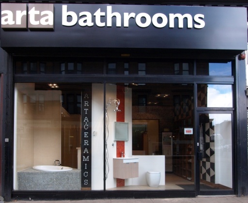 Arta Bathroms showroom exterior