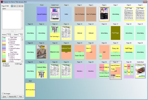 Flatplan Management
