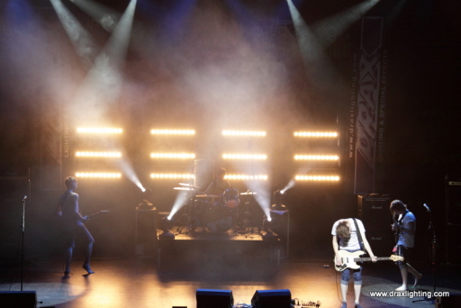 Dramatic lighting adds to a bands performance