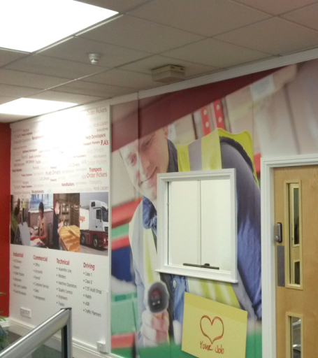 removable self adhesive fabric on painted wall