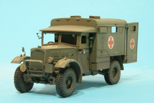 An example of our 1/35th scale HUMBER FWD Ambulance kit