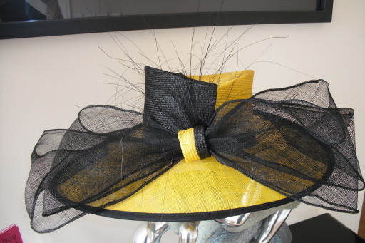 Black &amp; Yellow Hat By Snoxells