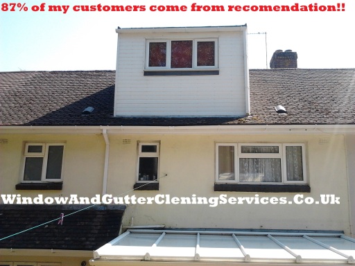 Affordable Window &amp; Gutter Cleaning Poole and Bournemouth. No VAT 87% of customers come from recomen