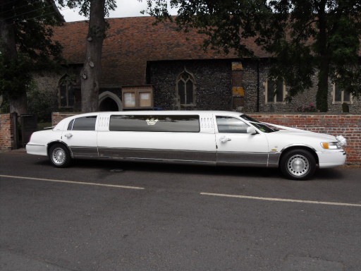 wedding limousine limo hire kent