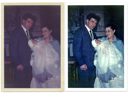 Restore colour and improve contrast